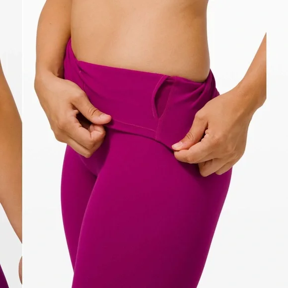 lululemon Align High-Rise Pant 28" Deep Fuschia Size 2 - Picture 5 of 9